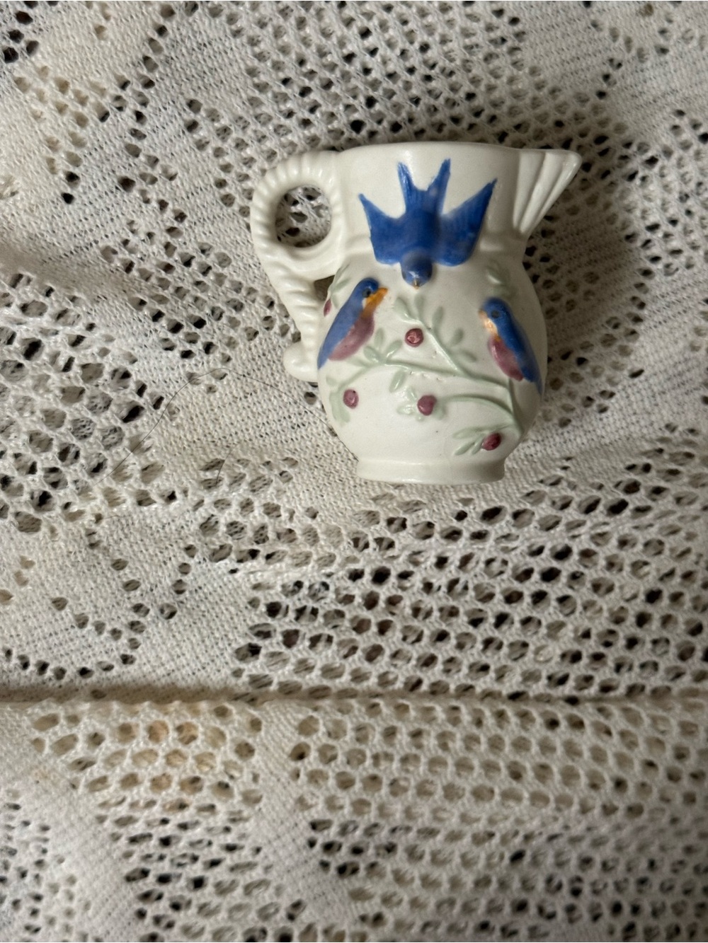 Vintage Bluebird Mini Pitcher - Picture 2 of 8